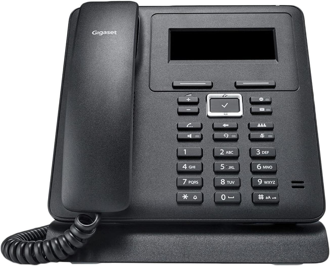 Gigaset Maxwell Basic telefono IP Nero 2 linee LCD (GIGASET MAXWELL BASIC) [S30853-H4002-R101]