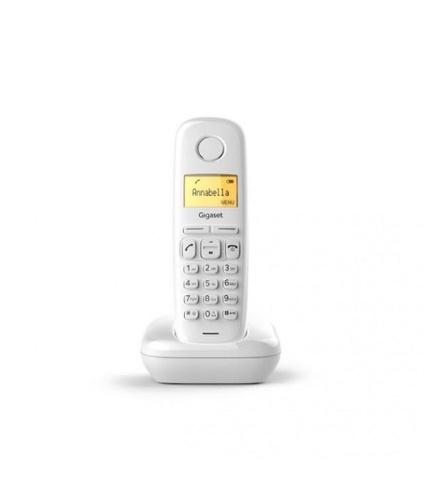 Gigaset A 170 WHITE - Telefono DECT con base analogica