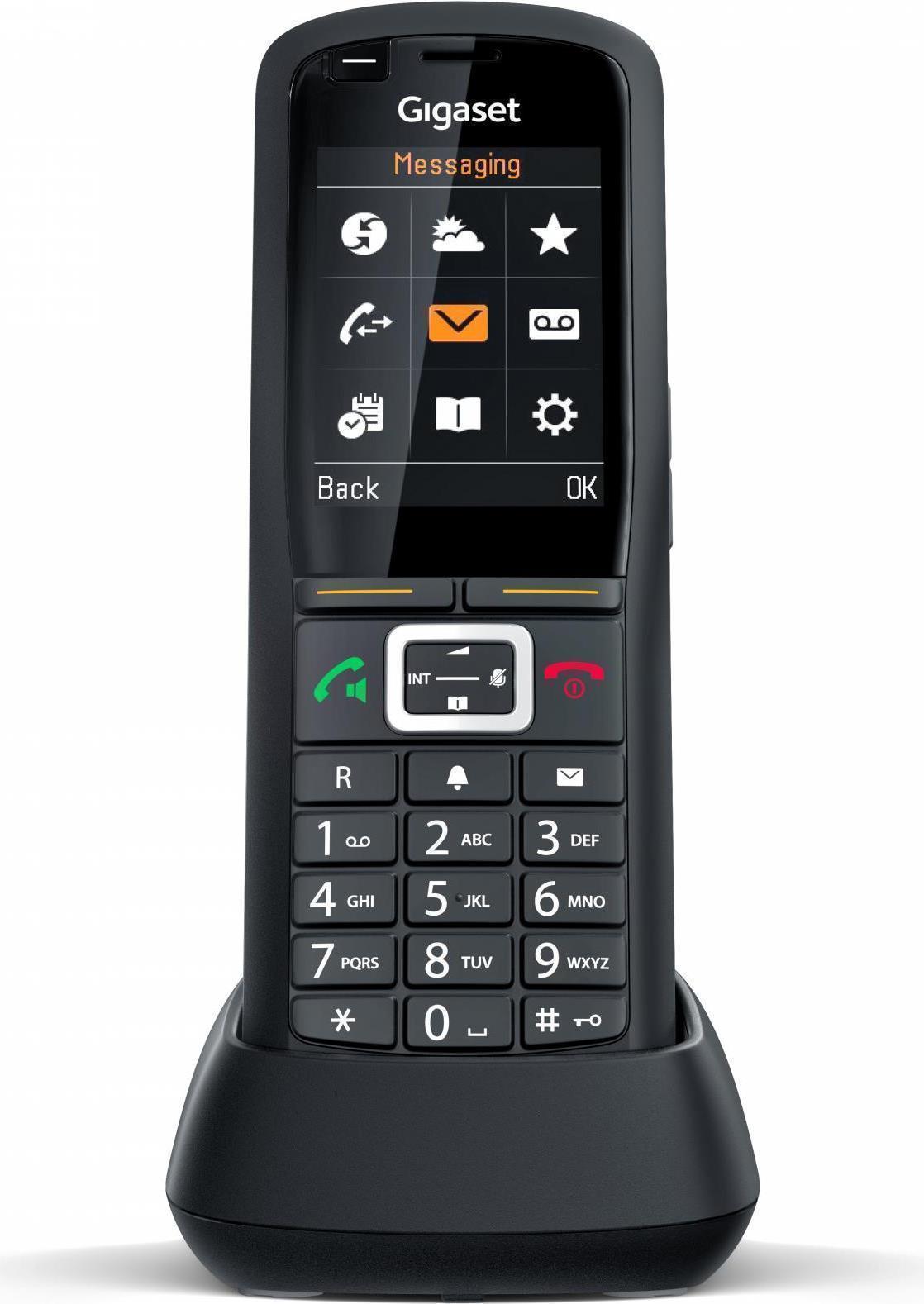 Gigaset R700H PRO Telefono DECT Identificatore di chiamata Nero (R700H Pro Dect Telephone - Caller Id Black - Warranty: 12M) -