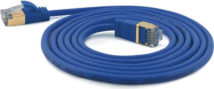 Wantec extra dünnescat.7 cavo grezzo cavo patch sstp - 5 m -cat.7 cavo grezzo - s/ftp (s -stp) - rj -45 - blu (7135)