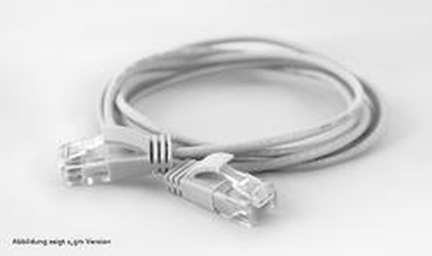 Wantec wW Patchkabel CAT6A (rund 2,8mm) UTP weiss 0,25m (7227)