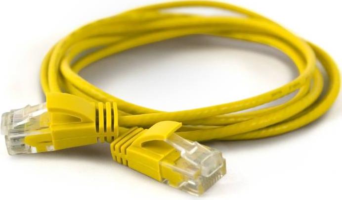 Wantec 7284 cavo di rete Giallo 0,5 m Cat6a U/UTP [UTP] (7284)