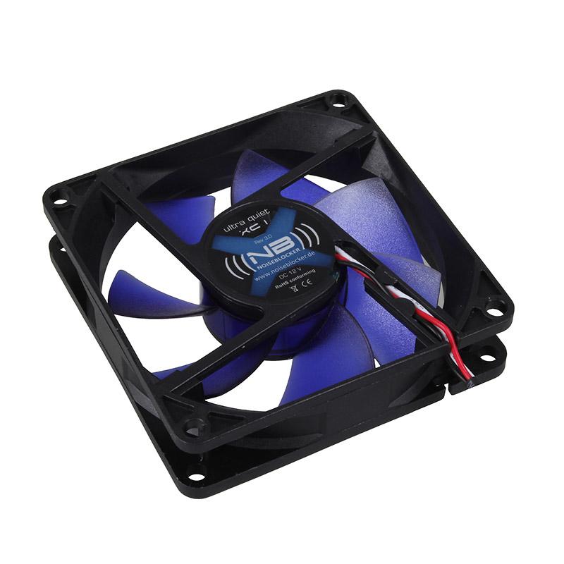Noiseblocker NB-BlackSilentFan XC1 Geh?usel?fter, 80mm