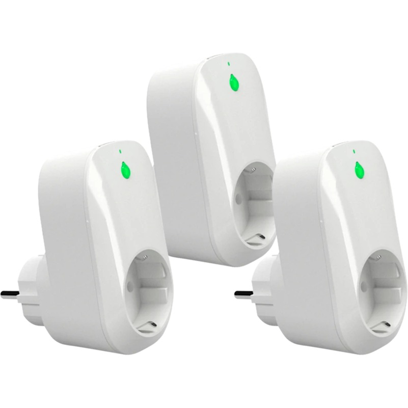 Plug bianco, confezione da 3