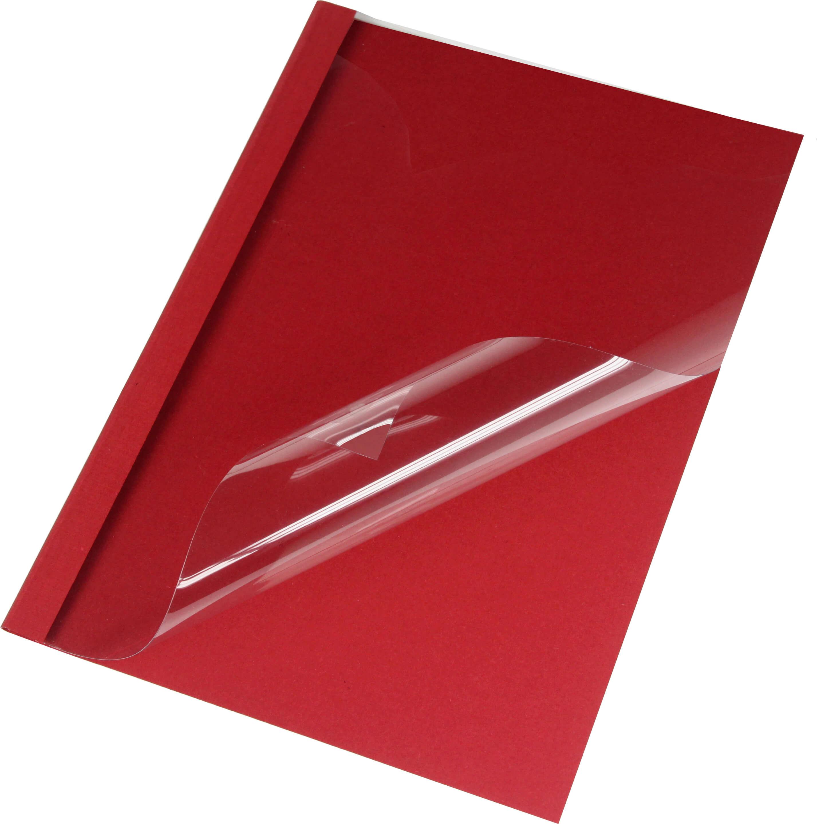 Struttura in pelle di legame termico con bordeaux anteriore 3 mm (50 pezzi)