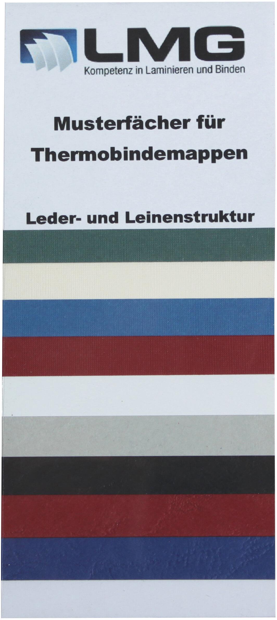 Compartimenti campione Linen + Legatura termica in pelle (1 pezzo)