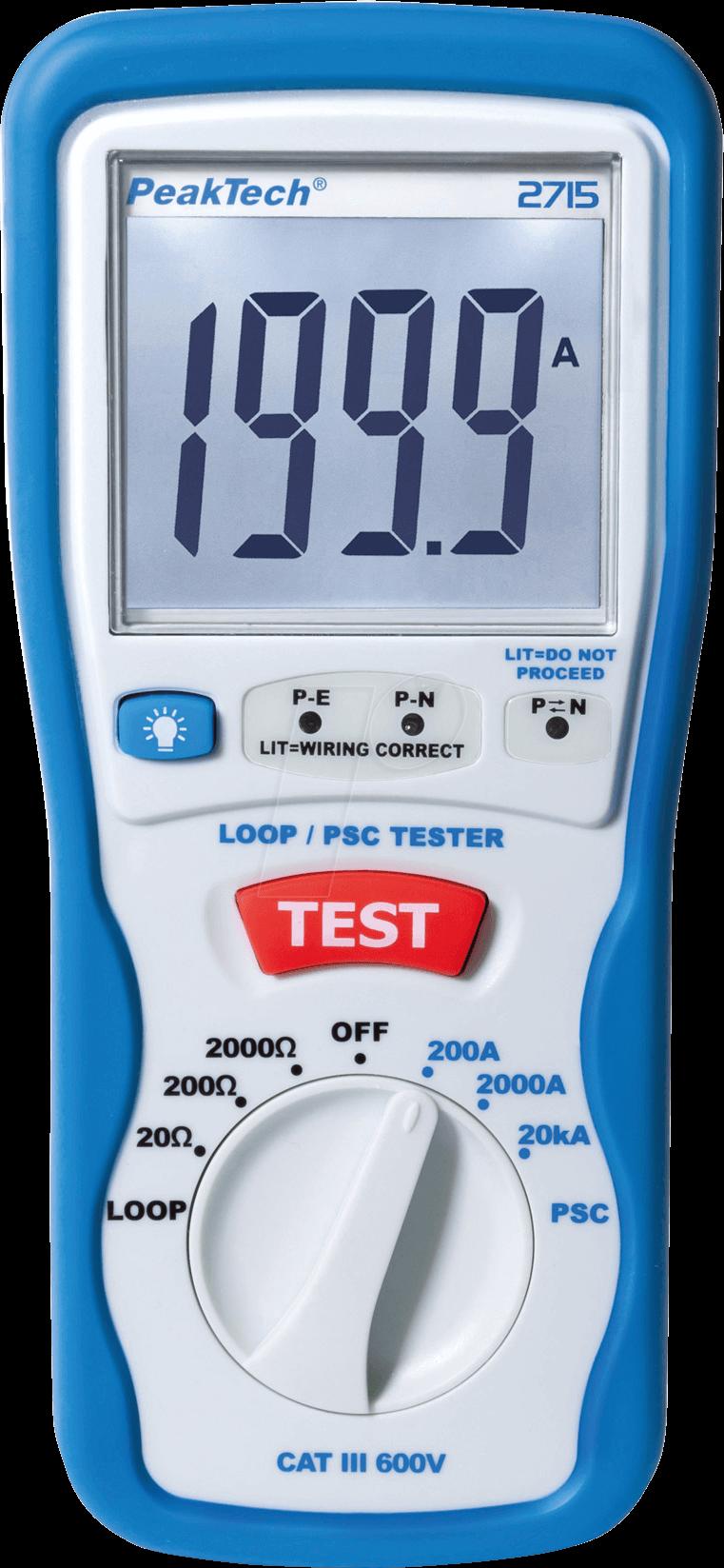 2715 - Tester di loop digitale LOOP/PSC (P 2715)