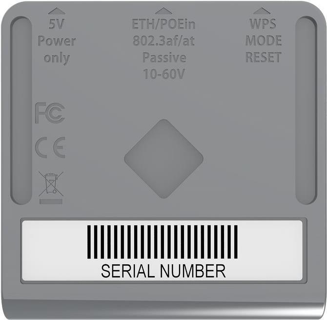 MikroTik RouterBOARD mAP lite - Stazione base wireless - 802.11b/g/n - 24 GHz