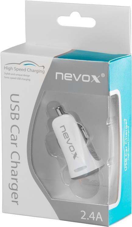 nevox 1259 Caricabatterie per dispositivi mobili Telefono cellulare Tablet Bianco USB Interno (Rapesco Security Popper Wallet P