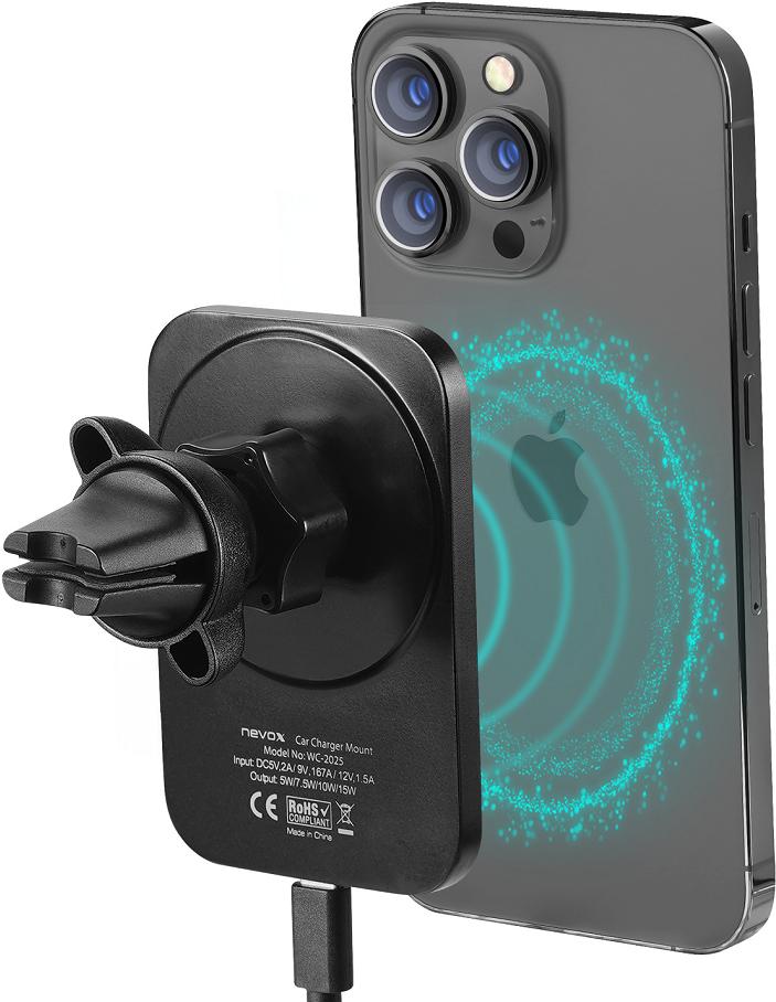 nevox Wireless Fast Car Charger 15 Wat
