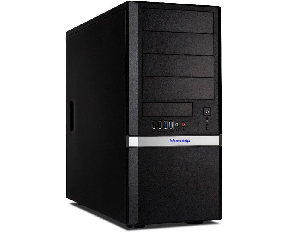 bluechip BUSINESSline T5500 Intel® Core™ i5 i5-14400 16 GB DDR5-SDRAM 500 GB SSD Windows 11 Pro Midi Tower PC Nero