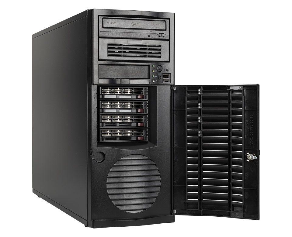 bluechip SERVERline T30327a server 1,92 TB Tower Intel Xeon E E-2324G 3,1 GHz 32 GB DDR4-SDRAM 668 W