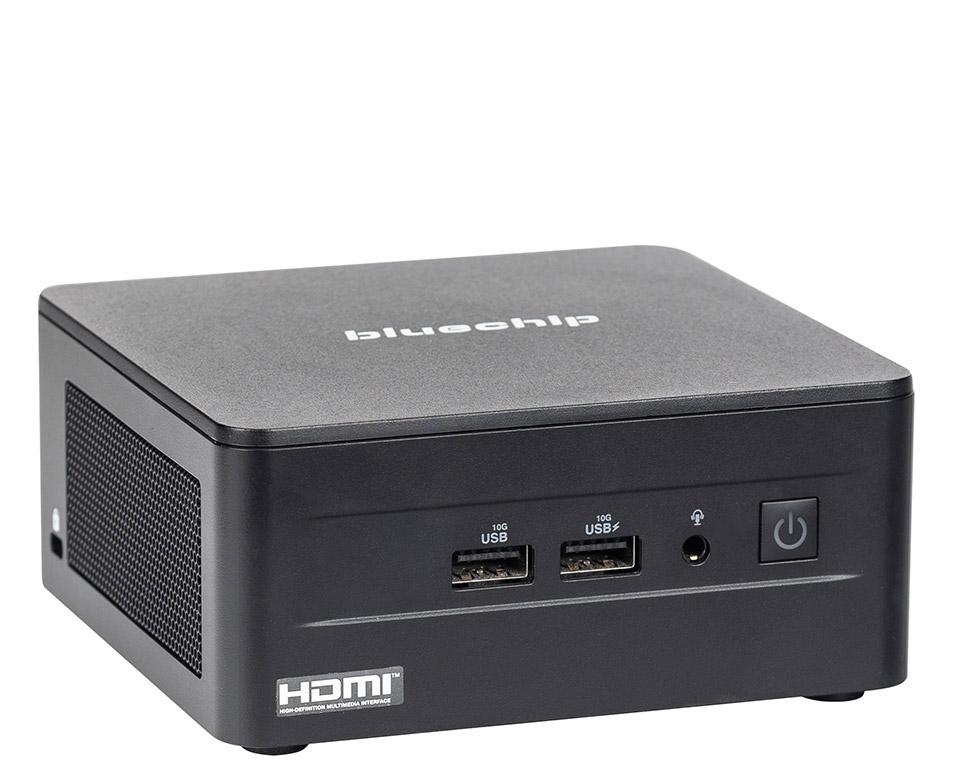 bluechip BUSINESSline M1335 Intel® Core™ i3 i3-1315U 8 GB DDR4-SDRAM 500 GB SSD Windows 11 Pro Mini PC Nero