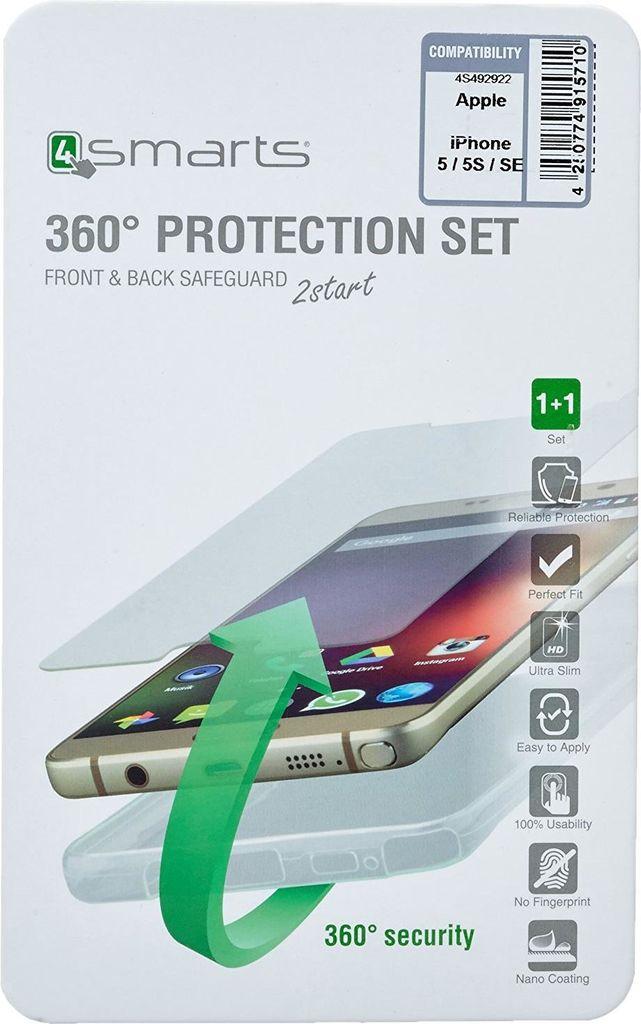 Set di protezione 4smarts a 360Ã‚Â° Apple iPhone 7/8 SE 2a generazione trasparente