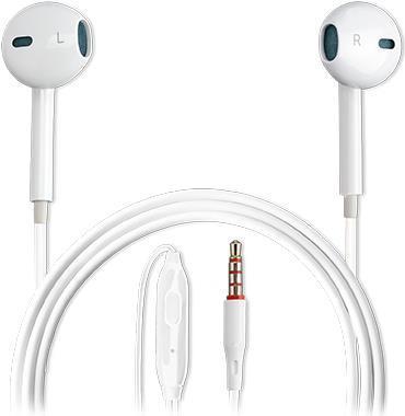 4smarts Melody Lite Auricolare Cablato In-ear Musica e Chiamate Bianco (4smarts Melody Lite Headphones 3.5mm - White)