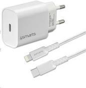 Set caricabatterie 4smarts da 20 W con cavo Lightning da 1,5 m per iPhone e iPad