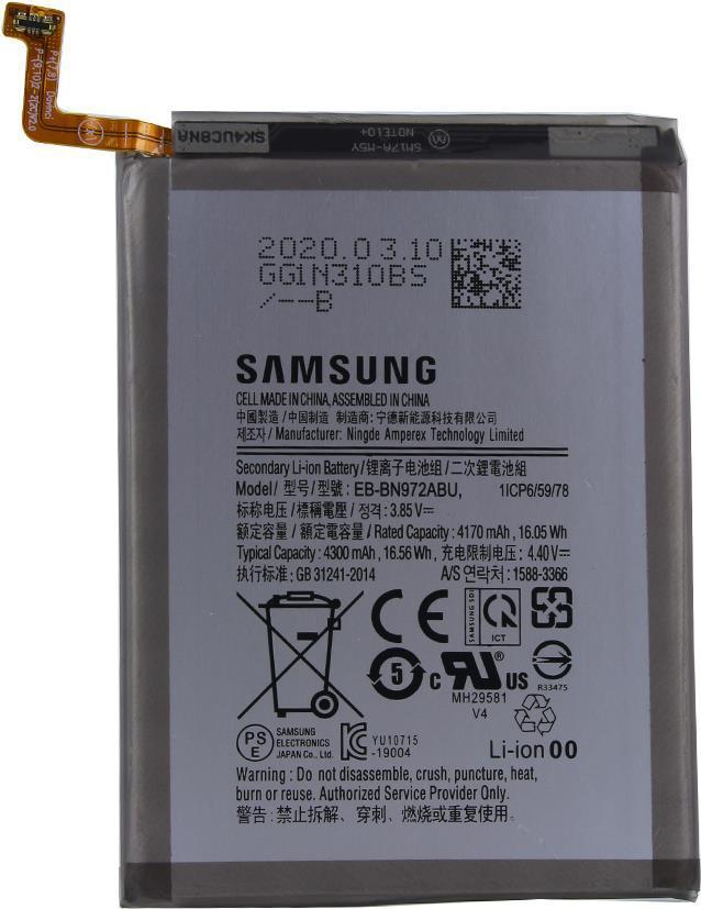 Samsung - Eb -bn970ab - Samsung N972f Galaxy Note 10 Plus, Nota 10+ - Batteria Li -ion - 4300MAH (EB -BN972AB)