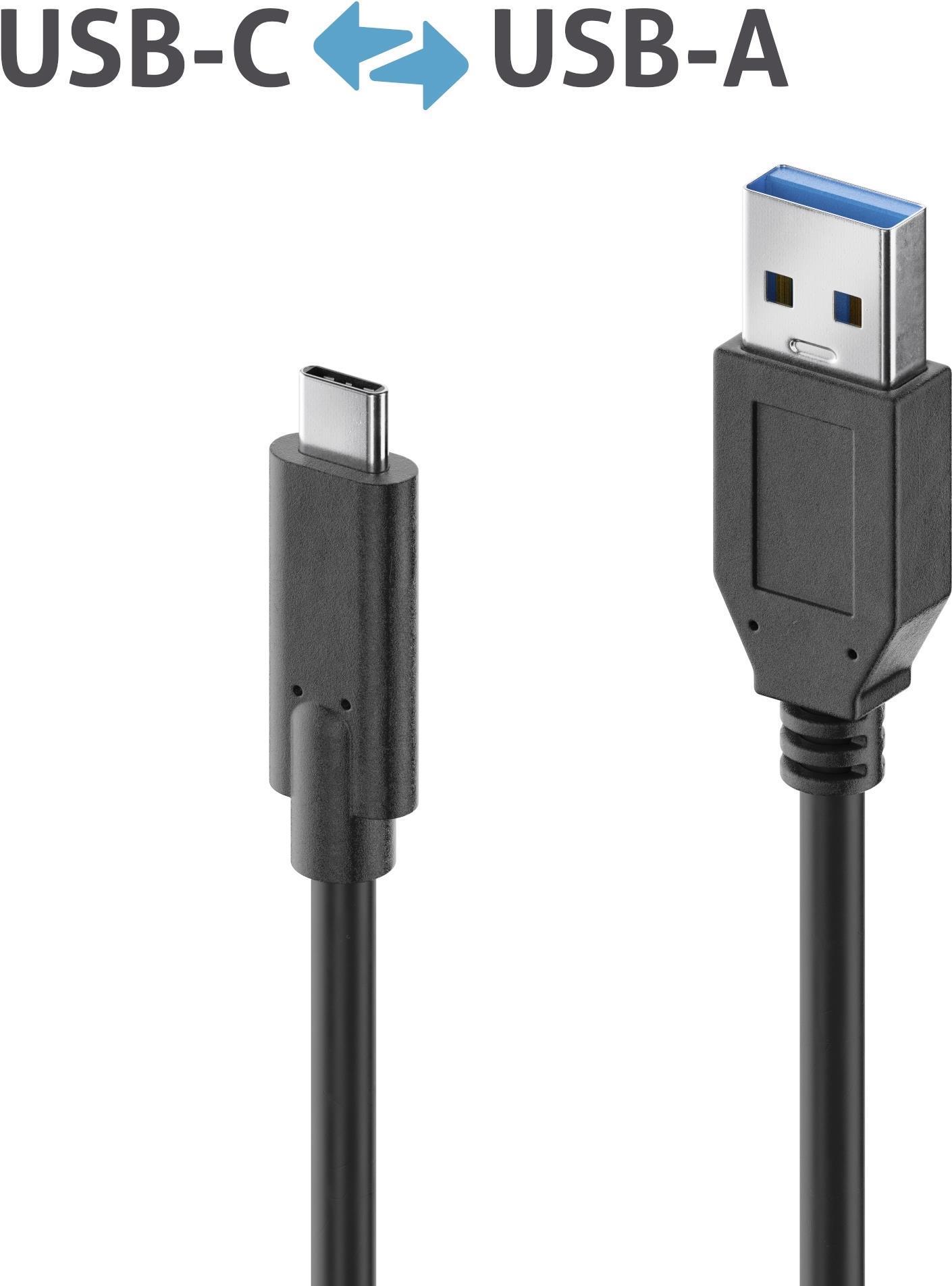 Cavo PureLink da USB-C a USB-A - 3.1 Gen 2, 3A, 10G - iSeries - nero - 0,50 m