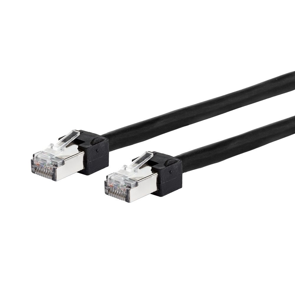 Cavo patch Metz Connect Cat.6 Ultraflex500 VoIP AWG 26 5,0 m nero