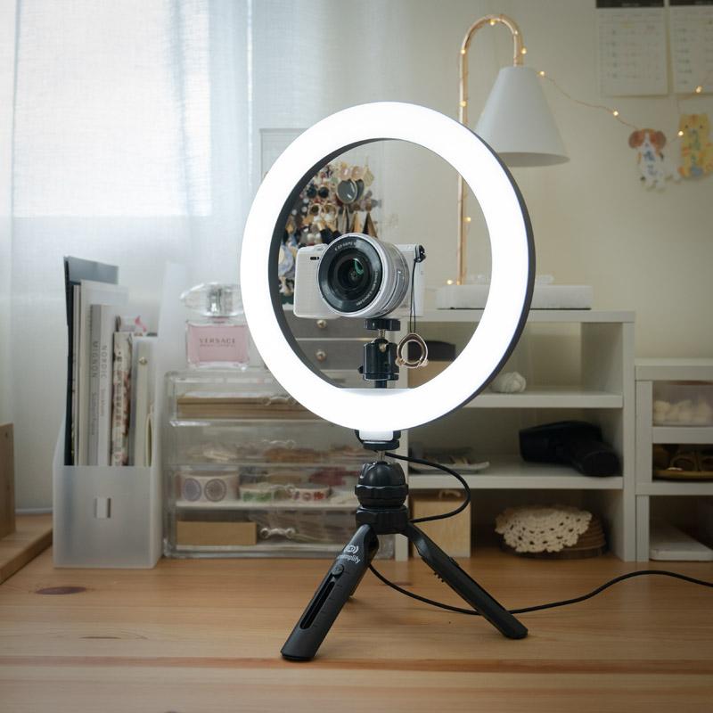 Streamplify LIGHT 10 Ring Light 5V USB White LED - Black