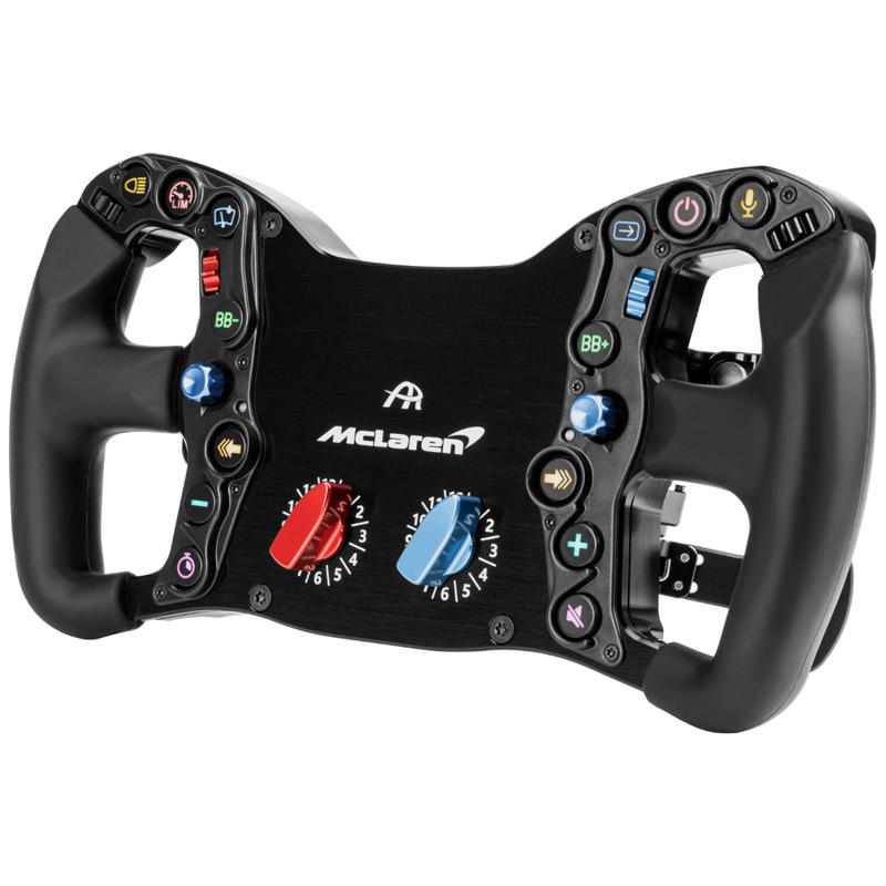 Volante per corse Ascher McLaren Artura Pro -SC - Volante per simulatori di corse - volante in stile farfalla - realizzato in m