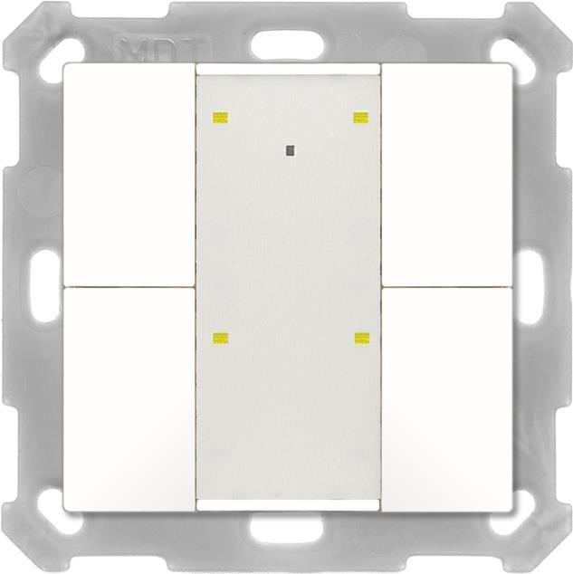 Tecnologie MDT Button Plus 55 4 volte bianco puro lucido BE-TA55P4.G2 (BE-TA55P4.G2)