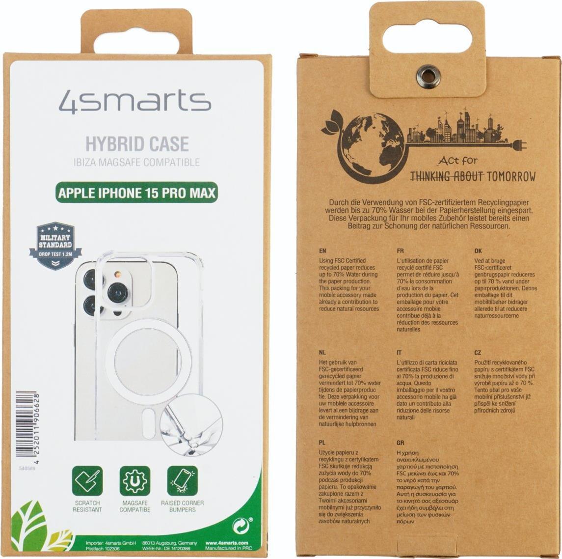 Custodia ibrida 4smarts Ibiza per Apple iPhone 15 Plus compatibile con MagSafe