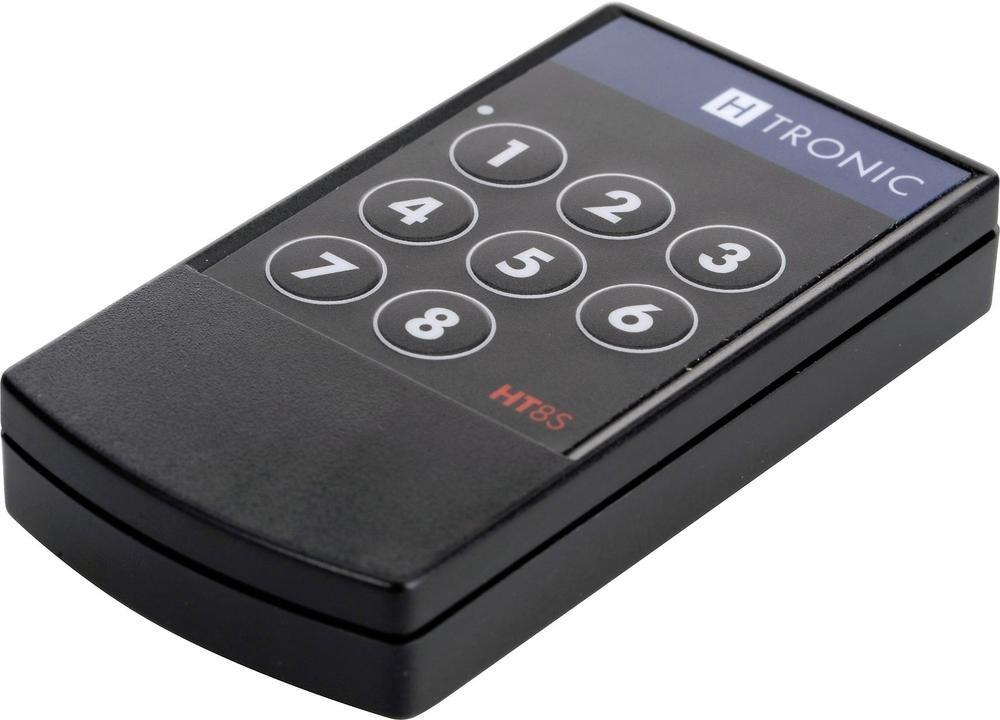 Trasmettitore HT8S a 8 canali H-Tronic 1618180 1618180 Frequenza radio 868,35 MHz, 869,05 MHz, 869,55 MHz Range Max.