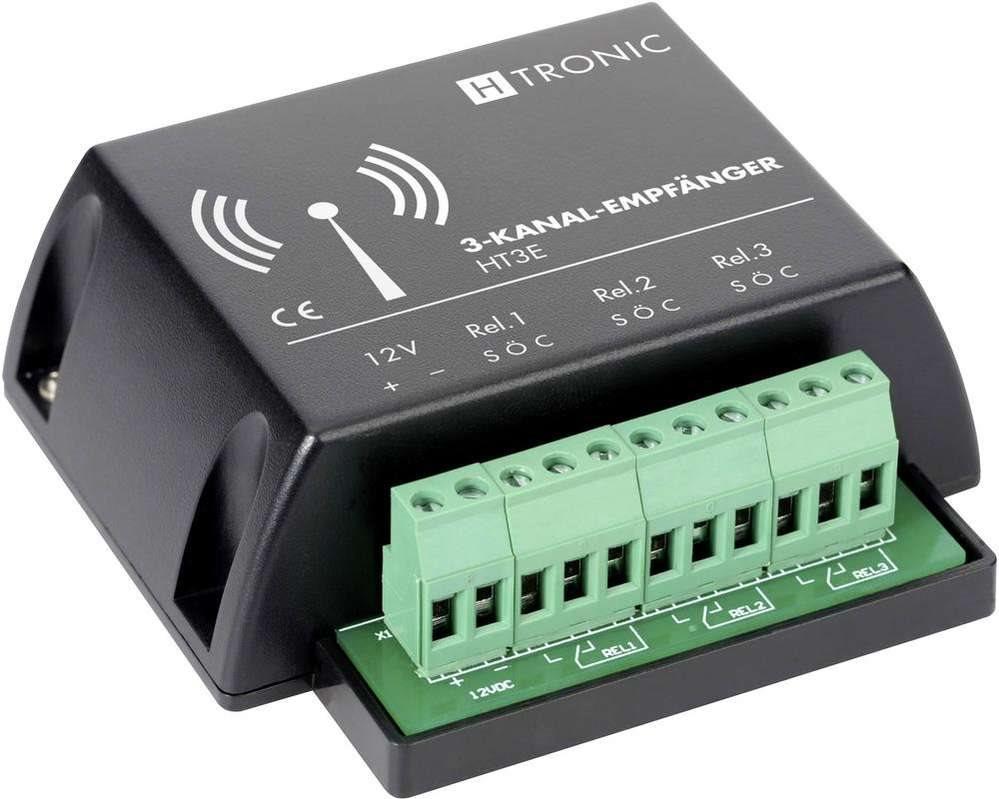 Ricevitore radio a 3 canali H-Tronic HT3E 1618255 Frequenza radio 868,35 MHz Range Max. (In Freifeld) 200 m (1618255)