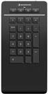 3Dconnexion Numpad Pro tastierino numerico Bluetooth/USB/RF Wireless Nero (3DCONNEXION NUMPAD PRO - PROGRAMMABLE WIRELESS NUMPA