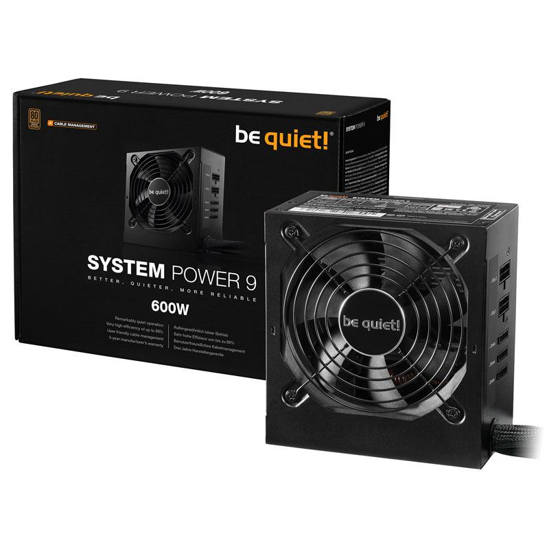 be quiet! System Power 9 | 600W CM alimentatore per computer 20+4 pin ATX ATX Nero