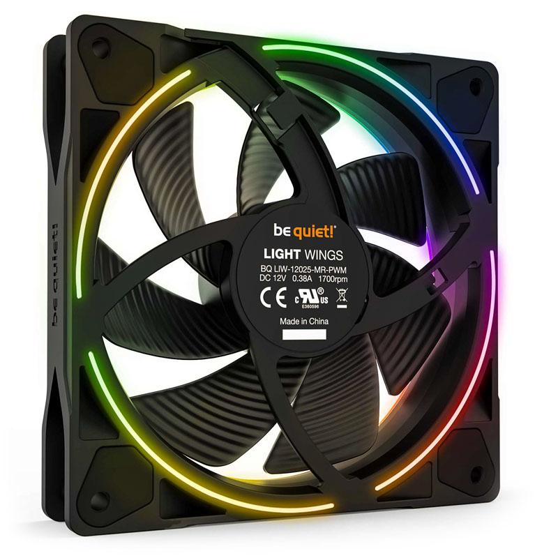 be quiet Light Wings 120mm PWM Case per computer Ventilatore 12 cm Nero 1 pz