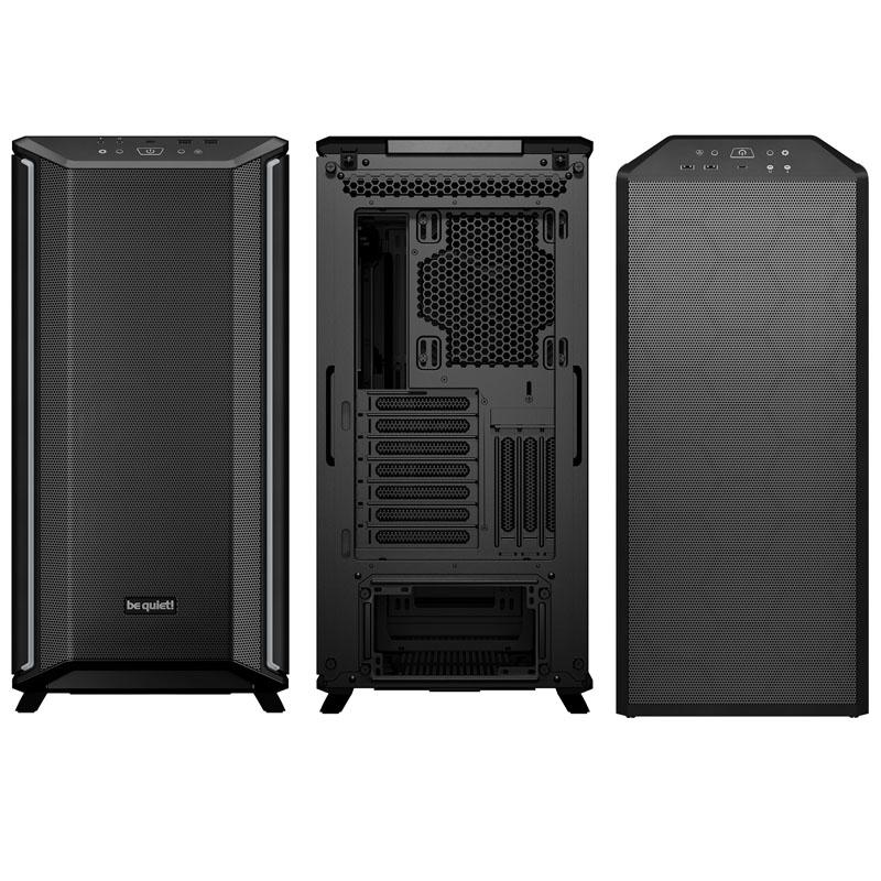 be quiet! Dark Base 701 Full Tower Gaming PC Case, Black, 3 pre-installed Silent Wings 4 140mm PWM high-speed fans, ARGB lighti