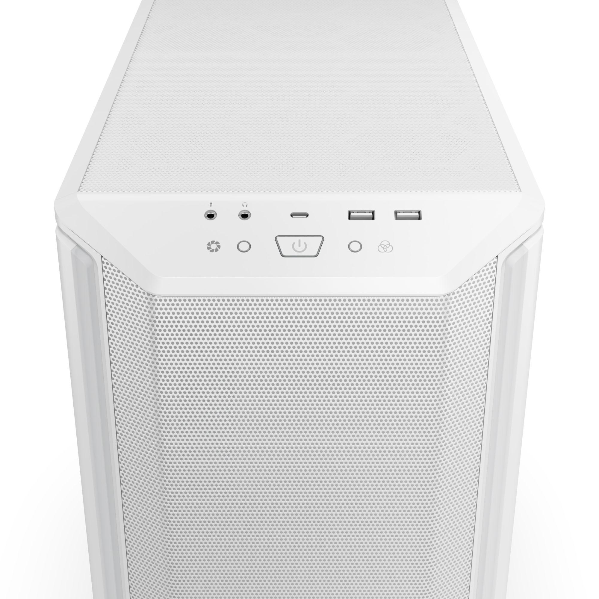 be quiet! Dark Base 701 Full Tower Gaming PC Case, White, 3 x Silent Wings 4 Fans, ARGB with Controller