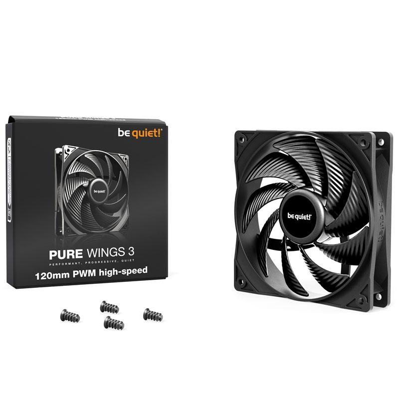 BE QUIET VENTOLA CASE PURE WINGS 3 120MM PWM HIGH-SPEED