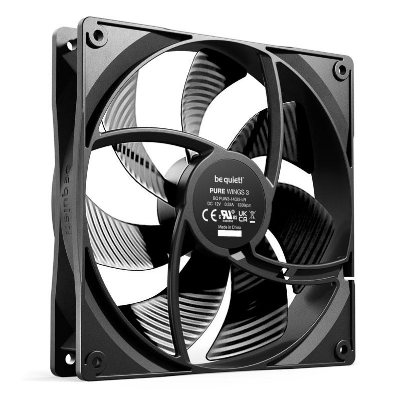 PURE WINGS 3 140MM - BLACK 3 PIN