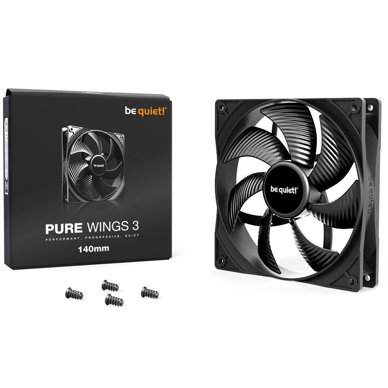 PURE WINGS 3 140MM - BLACK 3 PIN