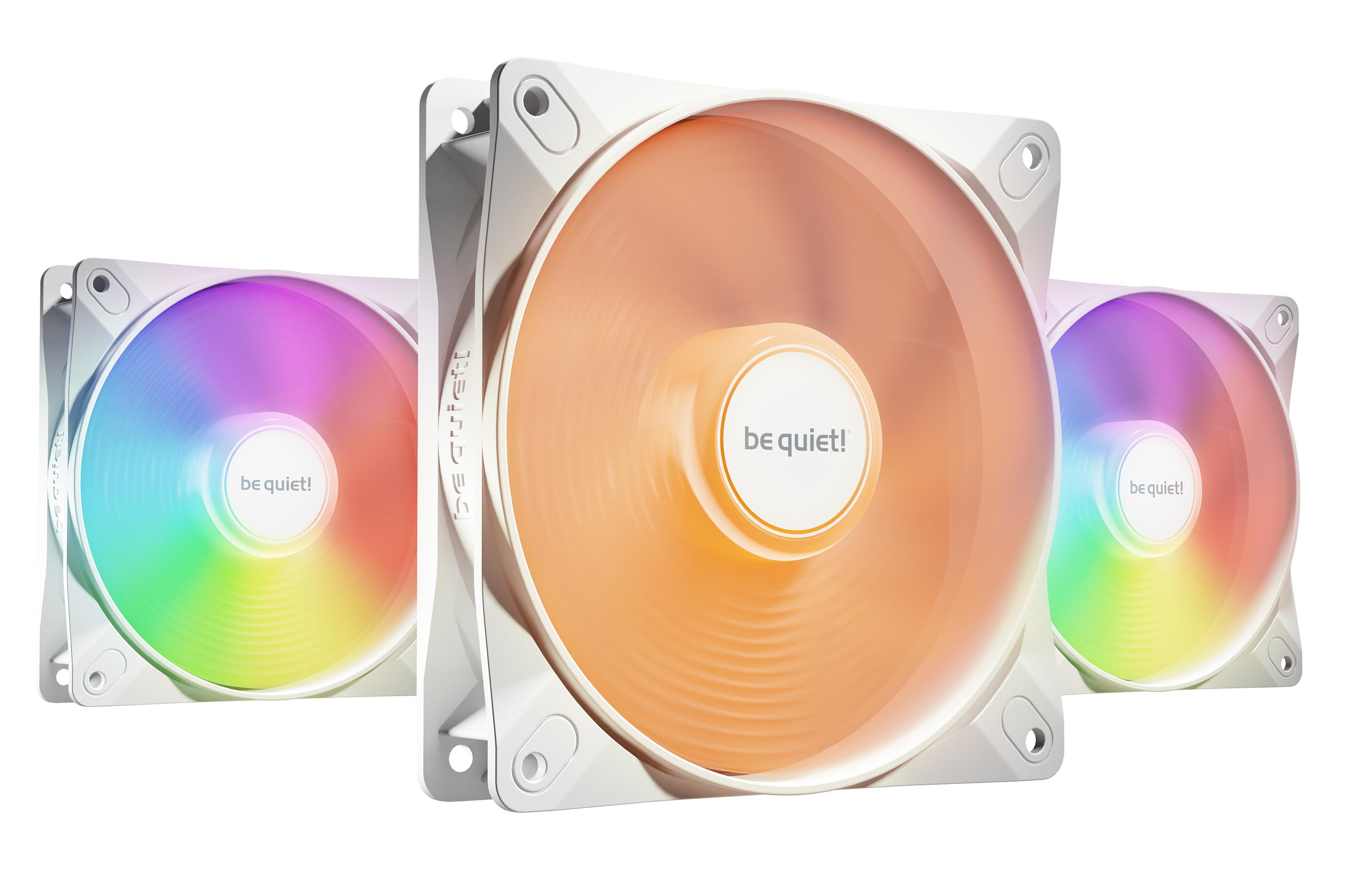 be quiet LIGHT WINGS LX 120mm PWM 3-Pack White Case per computer Ventilatore 12 cm Bianco 3 pz