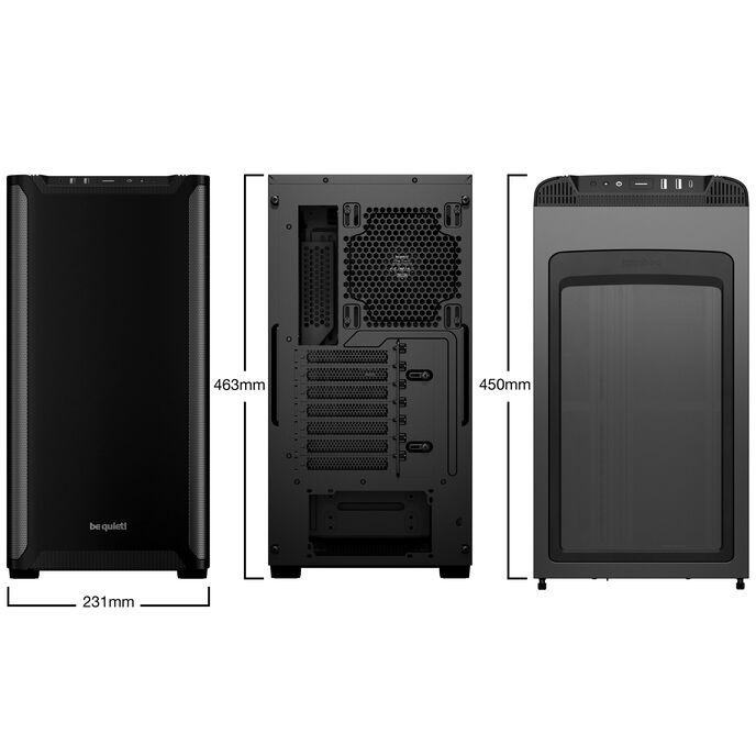 be quiet PURE BASE 501 Black Midi Tower Nero