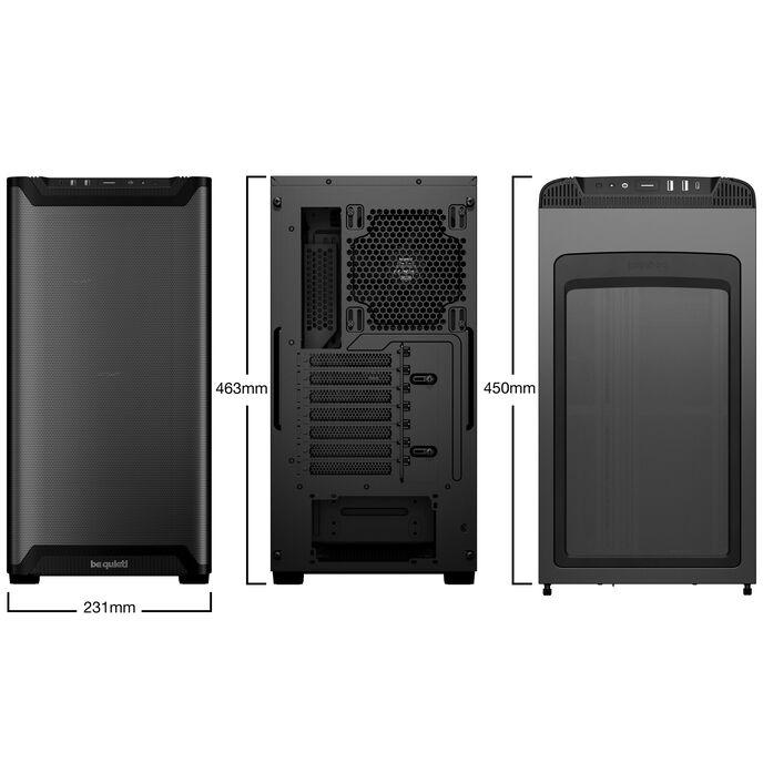 be quiet PURE BASE 501 Airflow Window Black Midi Tower Nero