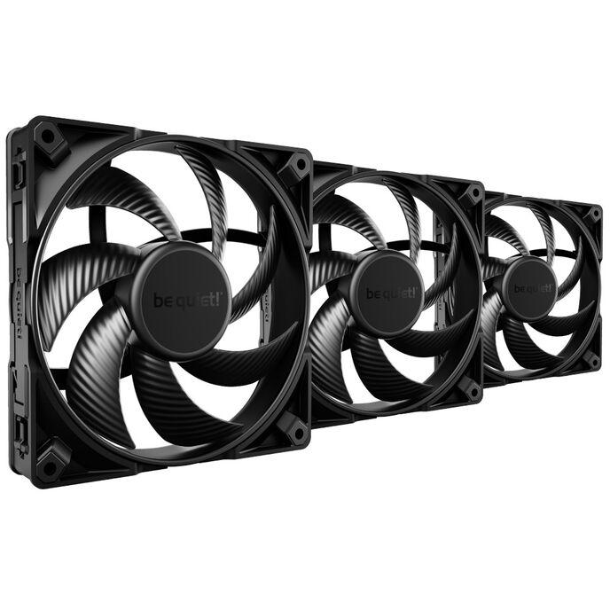 Be Quiet! Silent Loop 3 420mm ARGB Liquid CPU Cooler, 3-Chamber Pump, Large Fin Area, Silent Wings 4 PWM Fans, Black