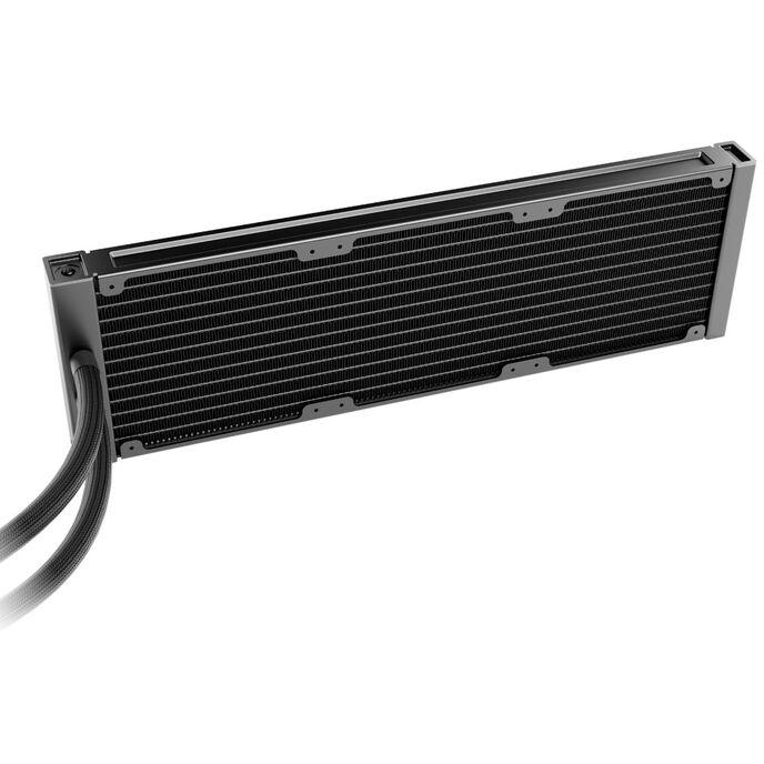 Be Quiet! Silent Loop 3 420mm ARGB Liquid CPU Cooler, 3-Chamber Pump, Large Fin Area, Silent Wings 4 PWM Fans, Black