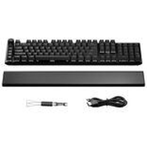 be quiet! Light Mount Silent Tactile DE ISO tastiera Gaming USB QWERTZ Tedesco Nero