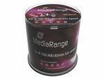 MediaRange CD-R 700MB 80min 52x 100 Confezione ECO