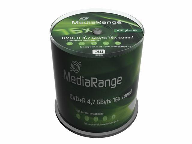 DVD+R MediaRange 4.7GB 100pcs
