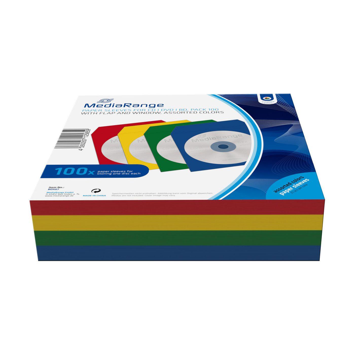 Buste porta CD Colorpack 100pz