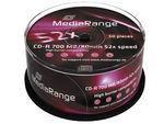 MediaRange CD-R 700MB 80min 52x 50 Confezione ECO