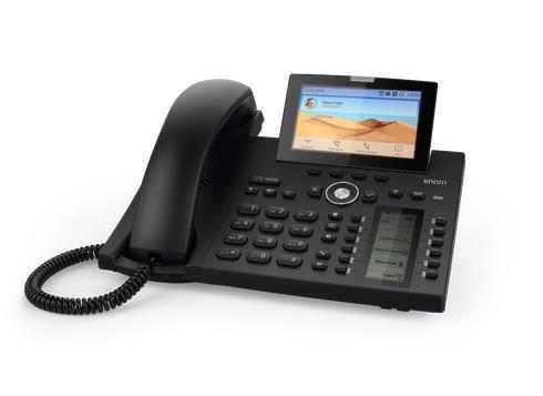 Snom D385 telefono IP Nero 12 linee TFT [4340]