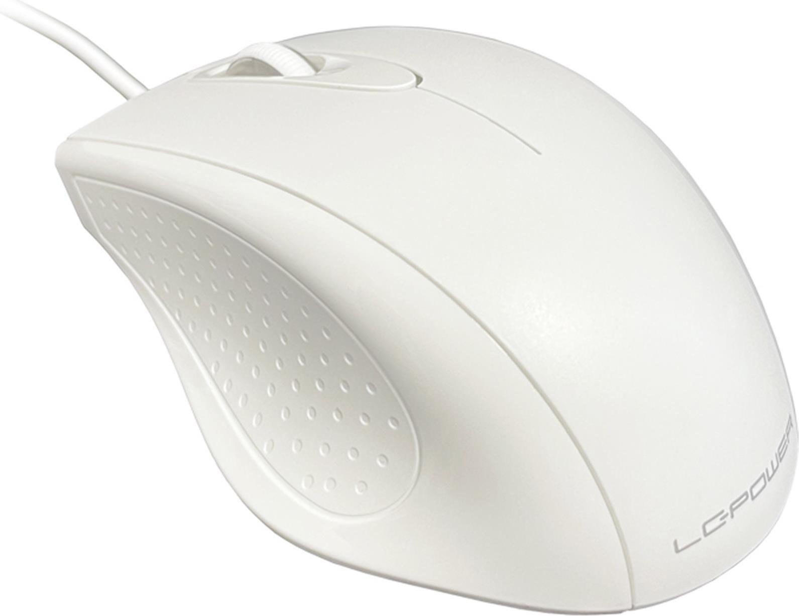 Mouse LC-POWER M710W USB bianco