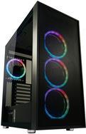 Custodia MidiTower ATX 802B nero USB3.2/Audio, senza alimentatore, Wanderer_X